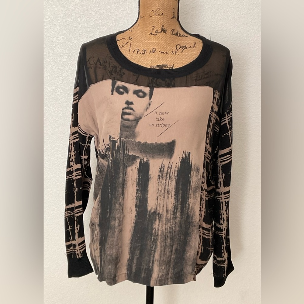 Fransa Long Sleeve Blouse